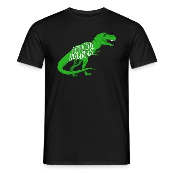 Tonton Est Un Vieux Dinosaure Cool Humour Oncle - T-shirt homme - noir - Devant - AI Model Male 178 light (178cm)