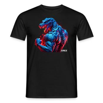 Alligator Bodybuilding Gym Workout - Männer T-Shirt - Schwarz - Vorne - AI Model Male 178 light (178cm)