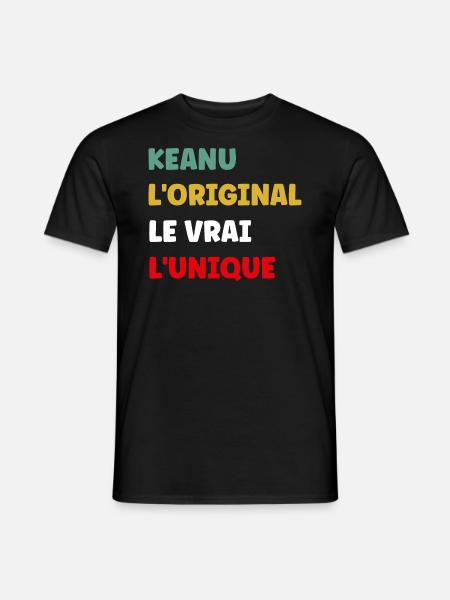 Keanu - T-shirt homme - noir