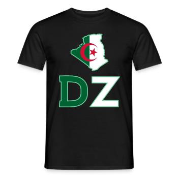 DZ - Männer T-Shirt - Schwarz - Vorne - AI Model Male 178 light (178cm)