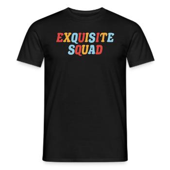Squad-Grafik - Männer T-Shirt - Schwarz - Vorne - AI Model Male 178 light (178cm)