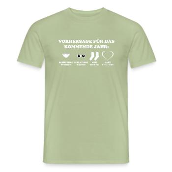 WERDENDER VATER MUTTER - Männer T-Shirt - Sage - Vorne - AI Model Male 178 light (178cm)