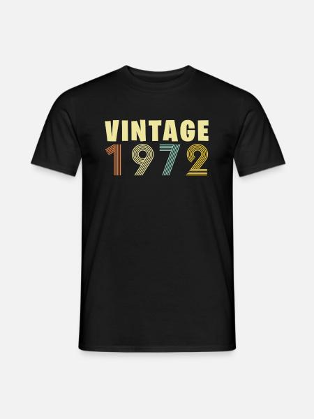Vintage 1972 - Men's T-Shirt - black