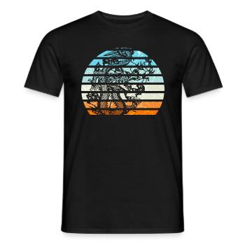 Dragon chinois - T-shirt homme - noir - Devant - AI Model Male 178 light (178cm)