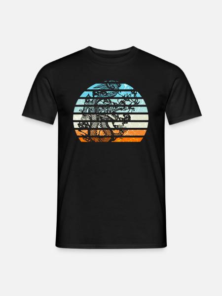 Chinese dragon - Men's T-Shirt - black