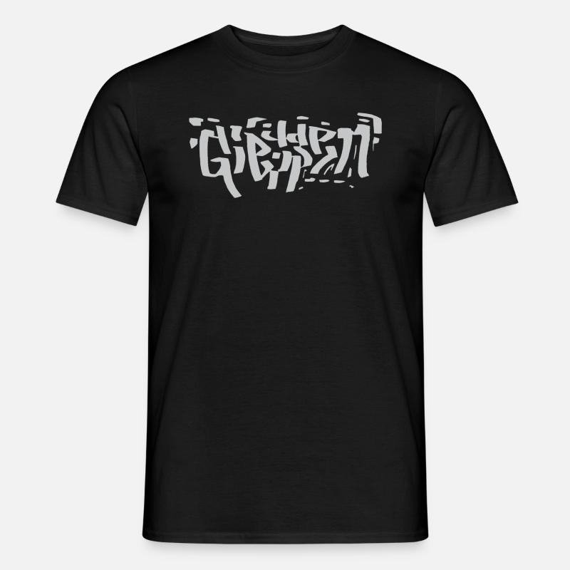 Giessen - Männer T-Shirt - Schwarz