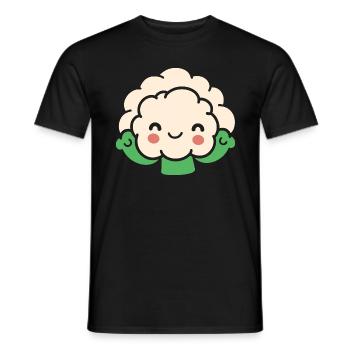 Chou-fleur - T-shirt homme - noir - Devant - AI Model Male 178 light (178cm)