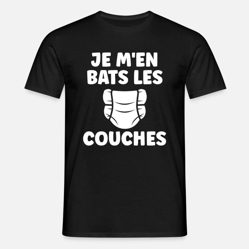 Couches - T-shirt Homme - noir