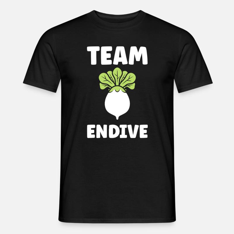 Endive - Männer T-Shirt - Schwarz