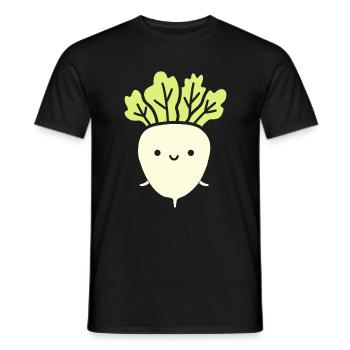 Endive - T-shirt homme - noir - Devant - AI Model Male 178 light (178cm)