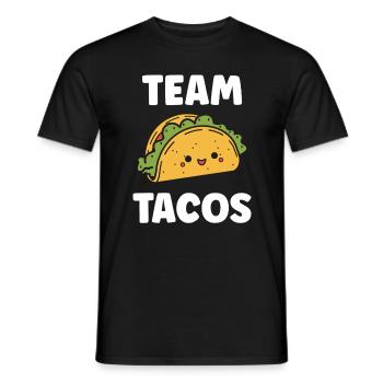 Tacos - Men's T-Shirt - black - Front - AI Model Male 178 light (178cm)