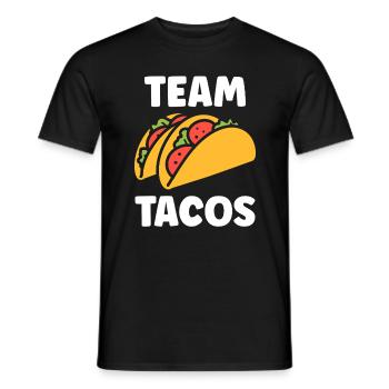 Tacos - Men's T-Shirt - black - Front - AI Model Male 178 light (178cm)