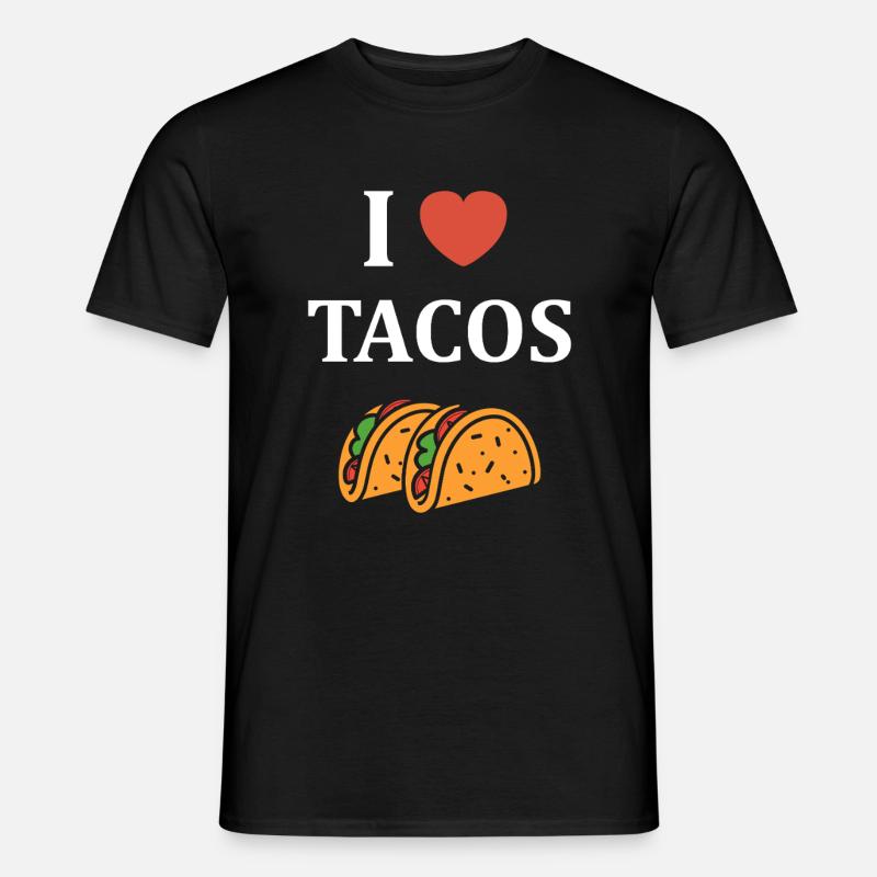 Tacos - Männer T-Shirt - Schwarz