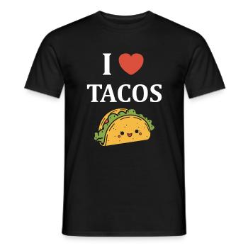 tacos - T-shirt homme - noir - Devant - AI Model Male 178 light (178cm)
