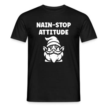 Zwerg - Männer T-Shirt - Schwarz - Vorne - AI Model Male 178 light (178cm)