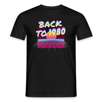80 - T-shirt homme - noir - Devant - AI Model Male 178 light (178cm)