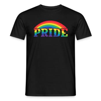 Pride Lgbt - T-shirt homme - noir - Devant - AI Model Male 178 light (178cm)