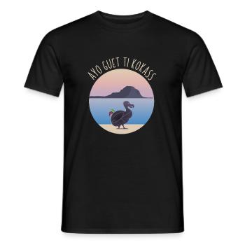 Ayo guet ti kokass - Männer T-Shirt - Schwarz - Vorne - AI Model Male 178 light (178cm)