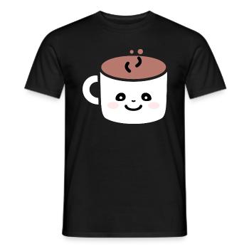 Humor Kleine heiße Schokolade - Männer T-Shirt - Schwarz - Vorne - AI Model Male 178 light (178cm)