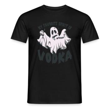 Meine Lieblingsspirituose ist Vodka - Männer T-Shirt - Schwarz - Vorne - AI Model Male 178 light (178cm)