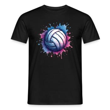 Beach Volleyball Volleyball Players - Volleyball Players - Men's T-Shirt - black - Front - AI Model Male 178 light (178cm)