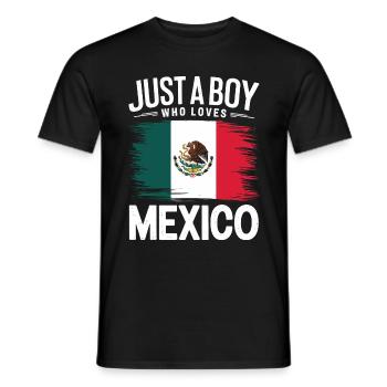 Mexico Mexico Mexican Spanish - Men's T-Shirt - black - Front - AI Model Male 178 light (178cm)