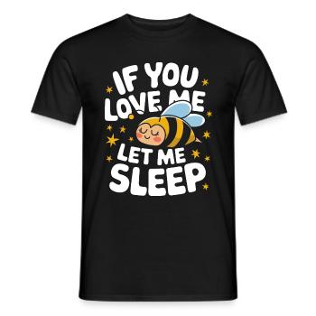 Honigbiene Imker Bienen Biene - Männer T-Shirt - Schwarz - Vorne - AI Model Male 178 light (178cm)