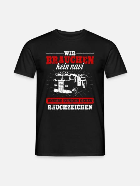 Feuerwehr Fahrzeug - Männer T-Shirt - Schwarz