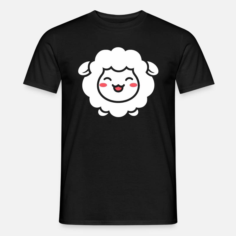 Schaf - Männer T-Shirt - Schwarz