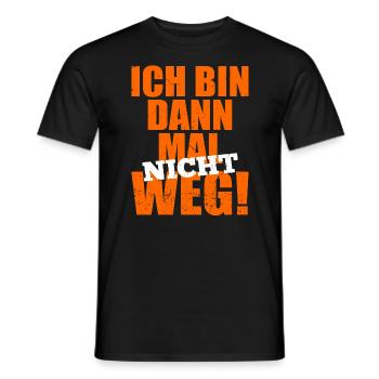 Balkonien Urlaub Zuhause Balkon Corona 2020 - Männer T-Shirt - Schwarz - Vorne - AI Model Male 178 light (178cm)
