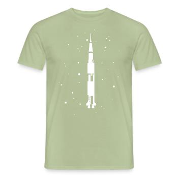 rocket - Men's T-Shirt - sage - Front - AI Model Male 178 light (178cm)