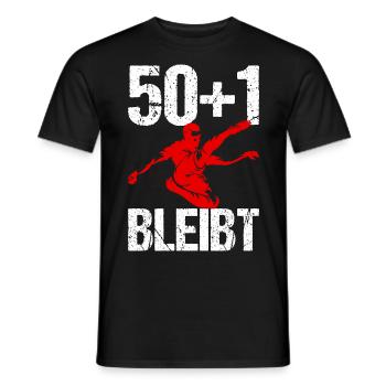 Fußball Fans Statement Fan Geschenk - Männer T-Shirt - Schwarz - Vorne - AI Model Male 178 light (178cm)
