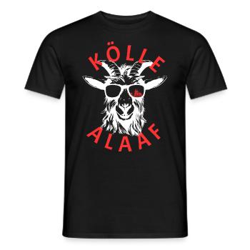 Kölle Alaaf Köln Karneval geissbock fan - Männer T-Shirt - Schwarz - Vorne - AI Model Male 178 light (178cm)