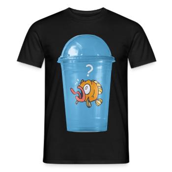 Plastic Free - Men's T-Shirt - black - Front - AI Model Male 178 light (178cm)