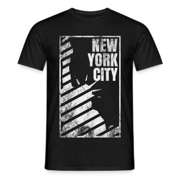Lady Liberty de New York - T-shirt homme - noir - Devant - AI Model Male 178 light (178cm)