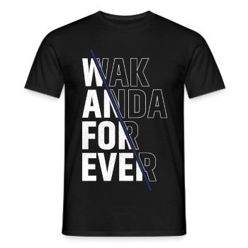 Wach Anda für immer - Männer T-Shirt - Schwarz - Vorne - AI Model Male 178 light (178cm)