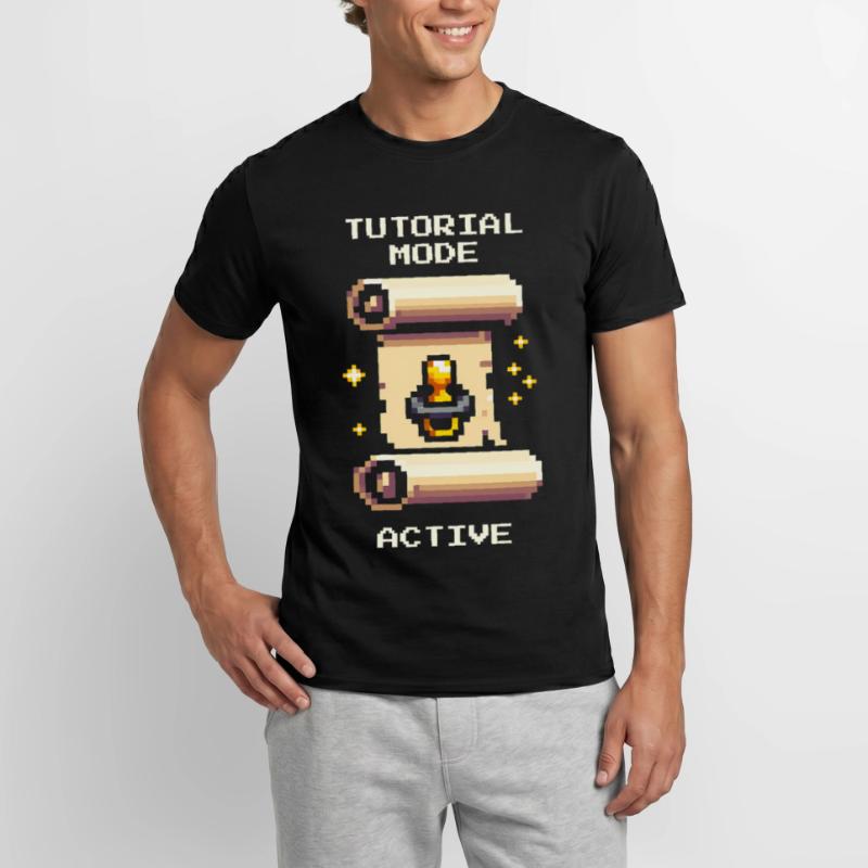 Tutorialmodus aktiv | Eltern im Lernlevel Männer T-Shirt