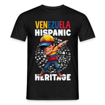Venezuela Flagge Stolz & Heimat Venezuela - Männer T-Shirt - Schwarz - Vorne - AI Model Male 178 light (178cm)