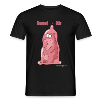 Gummibär - Männer T-Shirt - Schwarz - Vorne - AI Model Male 178 light (178cm)