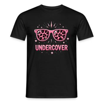 Sunglasses & Costume - Funny Motif - Men's T-Shirt - black - Front - AI Model Male 178 light (178cm)