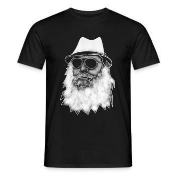 Capitaine de mer 123 & 6 / ABC & 6 - T-shirt homme - noir - Devant - AI Model Male 178 light (178cm)