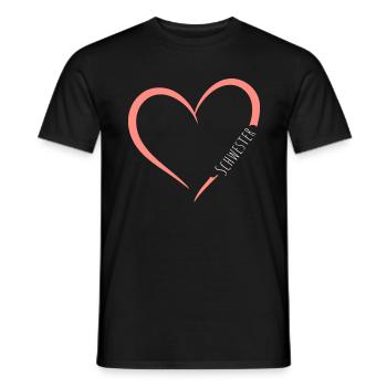 Schwesterherz Schwester Freundin Geschenk - Männer T-Shirt - Schwarz - Vorne - AI Model Male 178 light (178cm)