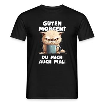 Grumpy 6 FERTIG - Männer T-Shirt - Schwarz - Vorne - AI Model Male 178 light (178cm)