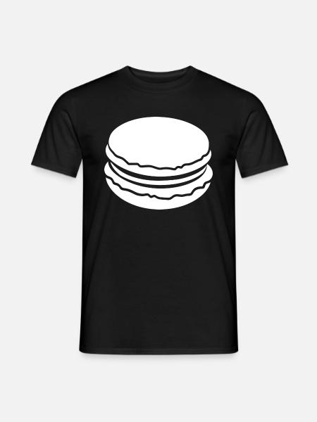 macaron - T-shirt homme - noir