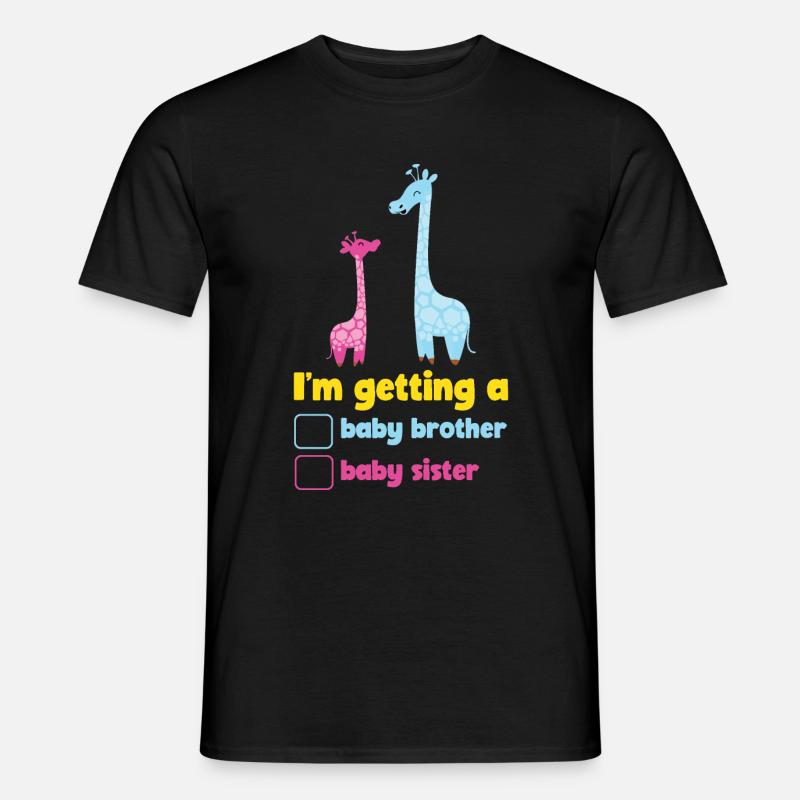 Giraffe - Männer T-Shirt - Schwarz
