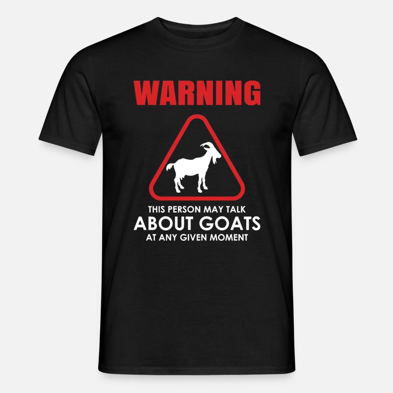 Ziege Geiss - Männer T-Shirt - Schwarz