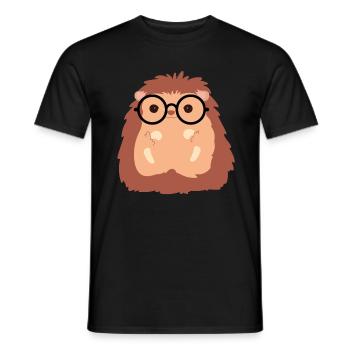 Hérisson - T-shirt homme - noir - Devant - AI Model Male 178 light (178cm)