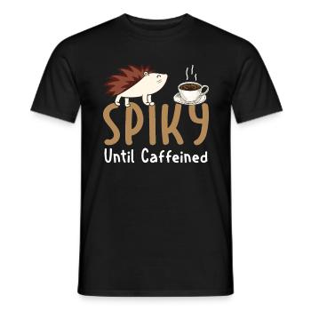 Igel - Männer T-Shirt - Schwarz - Vorne - AI Model Male 178 light (178cm)