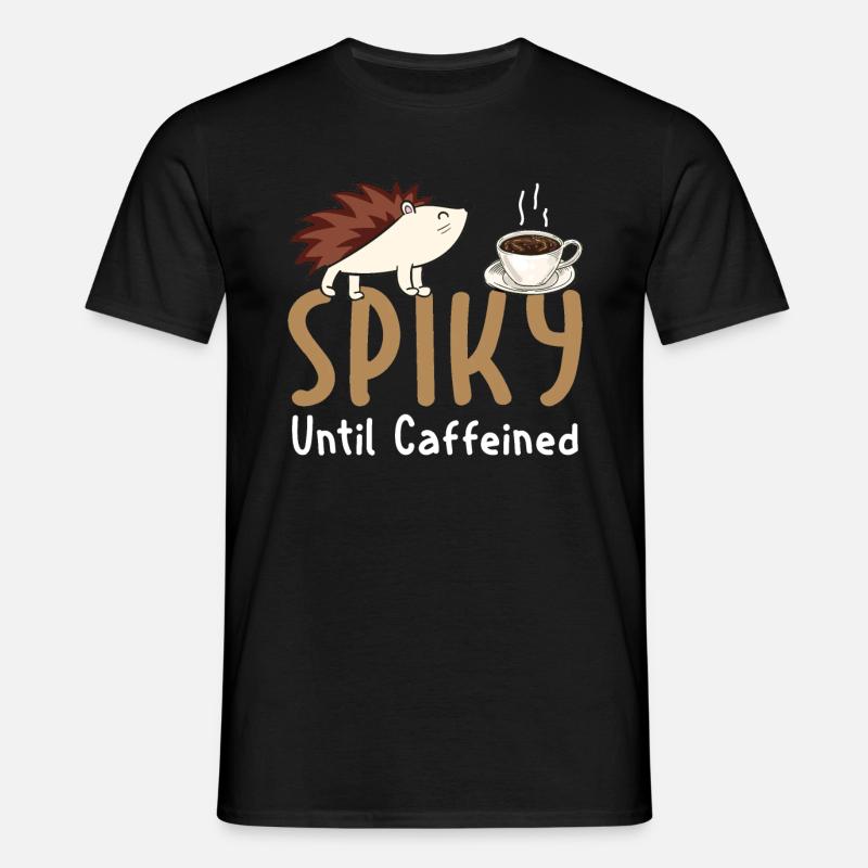 Igel - Männer T-Shirt - Schwarz