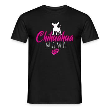 Chihuahua - Men's T-Shirt - black - Front - AI Model Male 178 light (178cm)